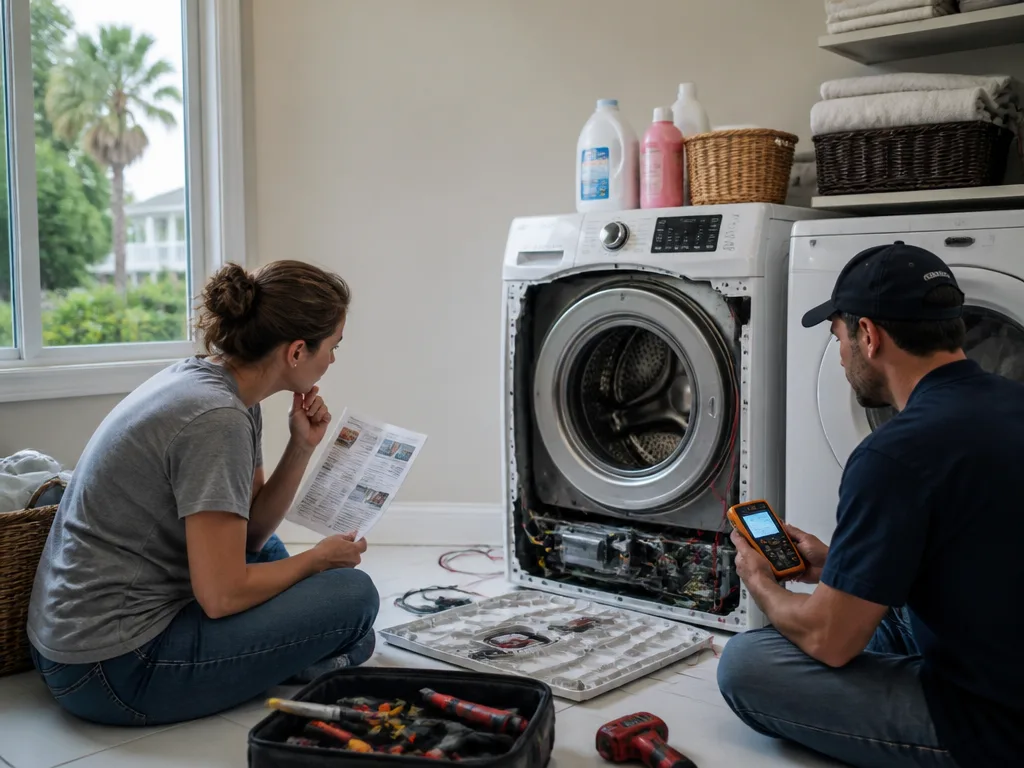 DIY vs when to call a pro for a typical appliance issue